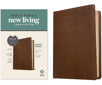 NLT Personal Size Giant Print Bible, Filament Edition, Brown -  Tyndale