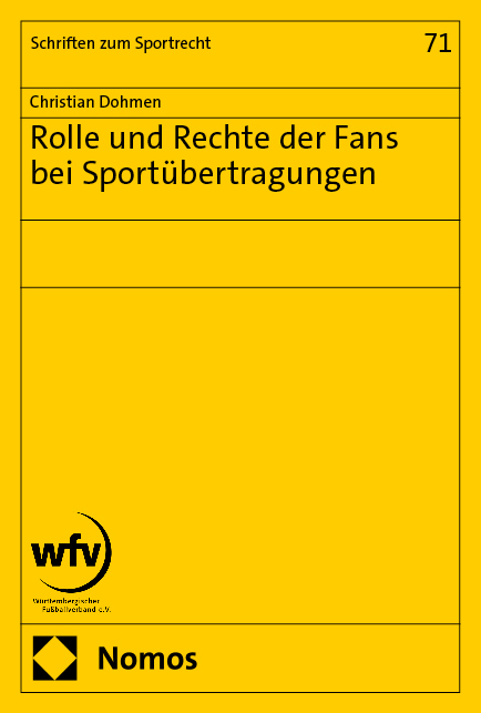 Rolle und Rechte der Fans bei Sportübertragungen - Christian Dohmen