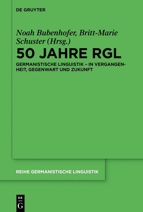 Germanistische Linguistik - 