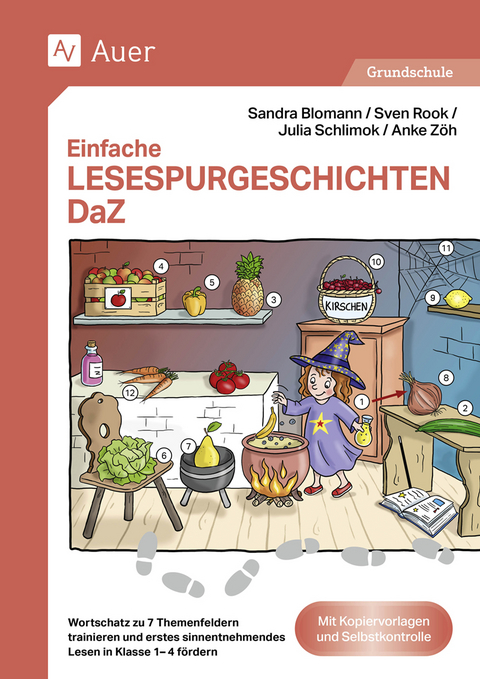 Einfache Lesespurgeschichten DaZ - S. Blomann,  S.Rook, J. Schlimok, A. Zöh