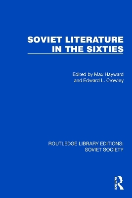 Soviet Literature in the Sixties - 