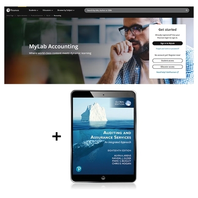 MyLab Accounting with Pearson eText for Auditing and Assurance Services, Global Edition - Alvin Arens, Randal Elder, Mark Beasley, Chris Hogan