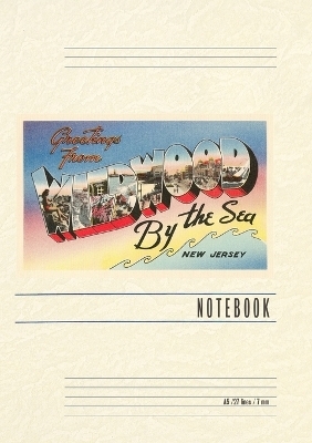 Vintage Lined Notebook Greetings from Wildwood by-the-Sea, New Jersey