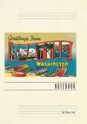 Vintage Lined Notebook Greetings from Seattle