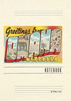 Vintage Lined Notebook Greetings from Omaha