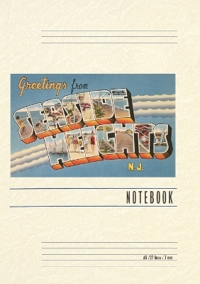 Vintage Lined Notebook Greetings from Seaside Heights, New Jersey