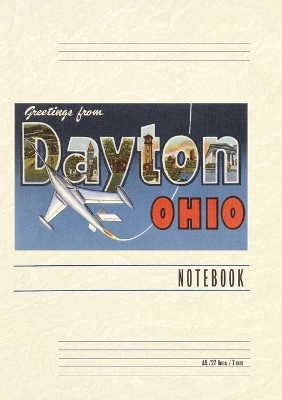 Vintage Lined Notebook Greetings from Dayton