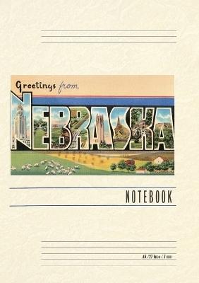 Vintage Lined Notebook Greetings from Nebraska