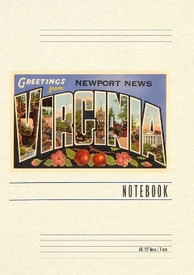 Vintage Lined Notebook Greetings from Newport News