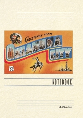 Vintage Lined Notebook Greetings from Oklahoma City