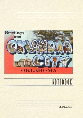 Vintage Lined Notebook Greetings from Oklahoma City