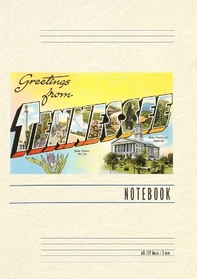 Vintage Lined Notebook Greetings from Tennessee