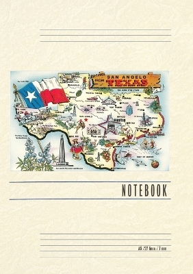 Vintage Lined Notebook Greetings from San Angelo, Texas