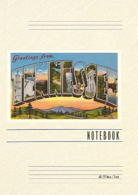 Vintage Lined Notebook Greetings from Tennessee