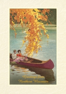 Vintage Lined Notebook Greetings from Northern Wisconsin