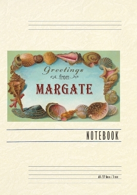 Vintage Lined Notebook Greetings from Margate, New Jersey