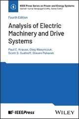 Analysis of Electric Machinery and Drive Systems - Krause, Paul C.; Wasynczuk, Oleg; Sudhoff, Scott D.; Pekarek, Steven D.