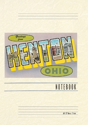 Vintage Lined Notebook Greetings from Kenton