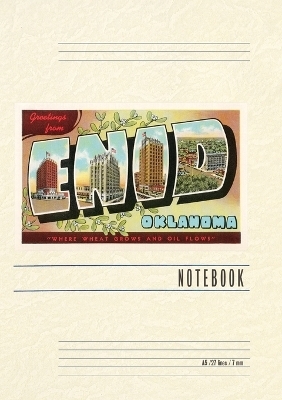 Vintage Lined Notebook Greetings from Enid