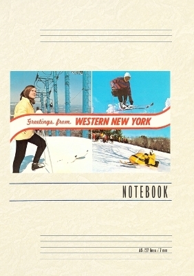 Vintage Lined Notebook Greetings from Western New York