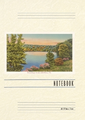 Vintage Lined Notebook Greetings from Arcola, Pennsylvania