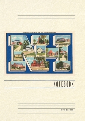 Vintage Lined Notebook Greetings from NH, University of New Hampshire