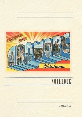 Vintage Lined Notebook Greetings from Ardmore