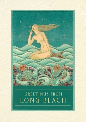 Vintage Lined Notebook Greetings from Long Beach