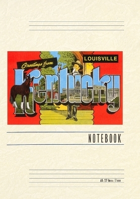 Vintage Lined Notebook Greetings from Louisville