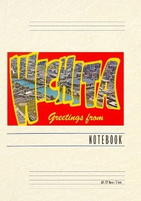 Vintage Lined Notebook Greetings from Wichita