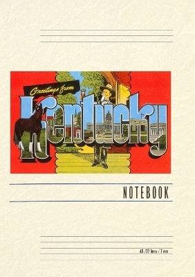 Vintage Lined Notebook Greetings from Kentucky