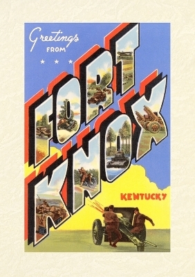 Vintage Lined Notebook Greetings from Ft. Knox