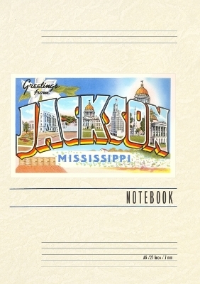 Vintage Lined Notebook Greetings from Jackson