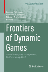 Frontiers of Dynamic Games - 