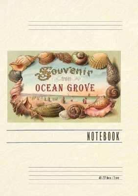 Vintage Lined Notebook Greetings from Ocean Grove, New Jersey