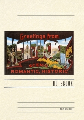 Vintage Lined Notebook Greetings from Kentucky