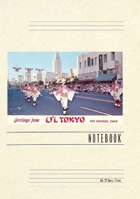 Vintage Lined Notebook Greetings from Li'l Tokyo