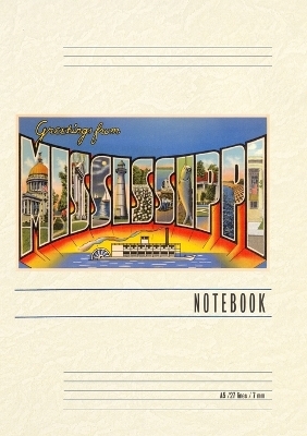 Vintage Lined Notebook Greetings from Mississippi