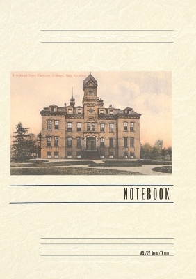 Vintage Lined Notebook Greetings from Elmhurst College