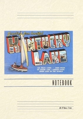 Vintage Lined Notebook Greetings from Kentucky Lake