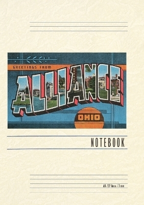 Vintage Lined Notebook Greetings from Alliance