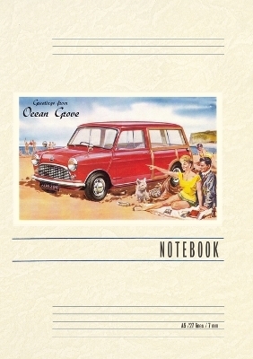 Vintage Lined Notebook Greetings from Ocean Grove, New Jersey