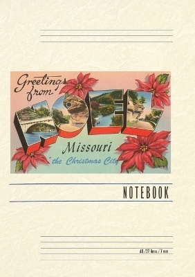 Vintage Lined Notebook Greetings from Noel