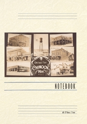 Vintage Lined Notebook Greetings from Chinook