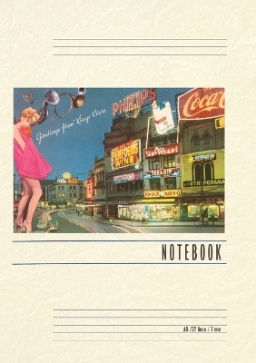 Vintage Lined Notebook Greetings from King's Cross, London