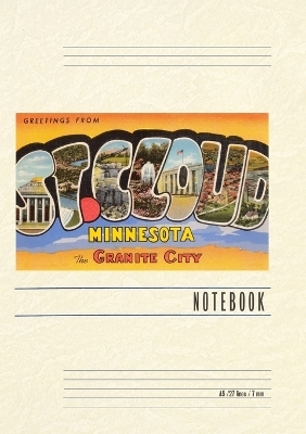 Vintage Lined Notebook Greetings from St. Cloud