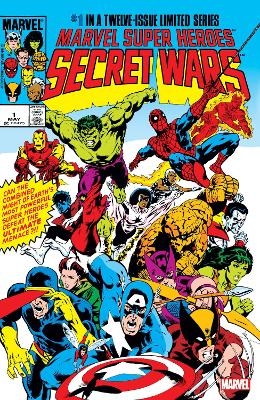 MARVEL MASTERPIECES: MARVEL SUPER HEROES SECRET WARS GALLERY EDITION ORIGINAL FI RST ISSUE COVER - Jim Shooter