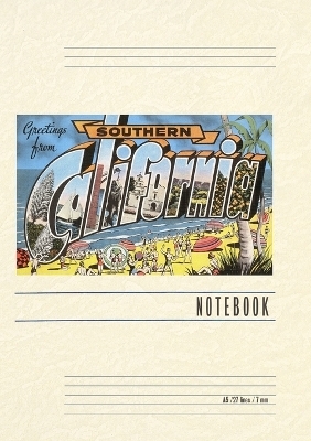 Vintage Lined Notebook Greetings from Southern California