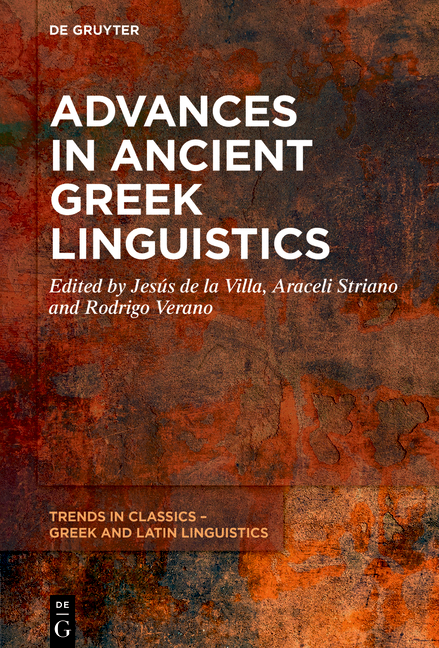 Advances in Ancient Greek Linguistics - 