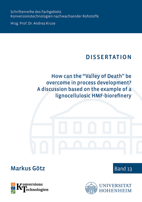 How can the “Valley of Death” be overcome in process development? A discussion based on the example of a lignocellulosic HMF-biorefinery - Markus Götz